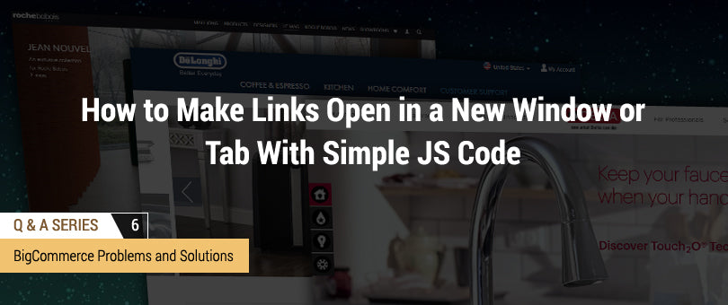 How to Make Links Open in a New Window or Tab With Simple JS Code