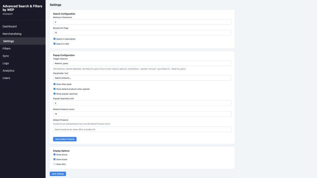 BigCommerce Advanced Search & Filters Pro