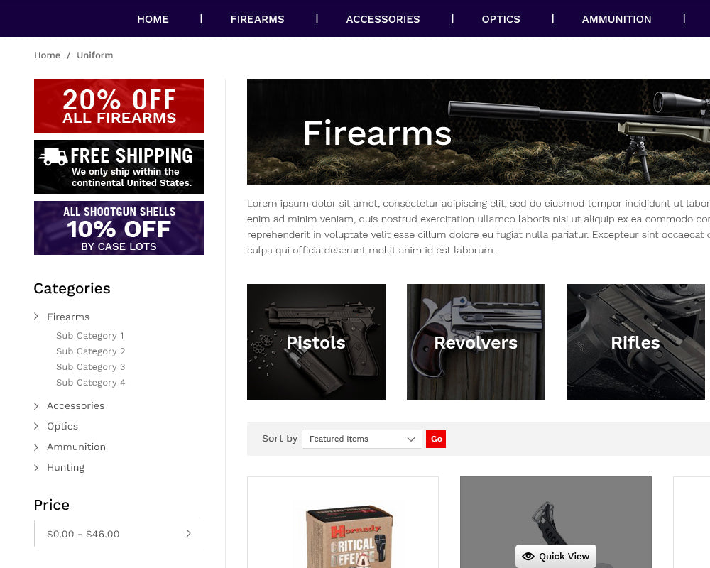 BigCommerce Custom Sidebar Block