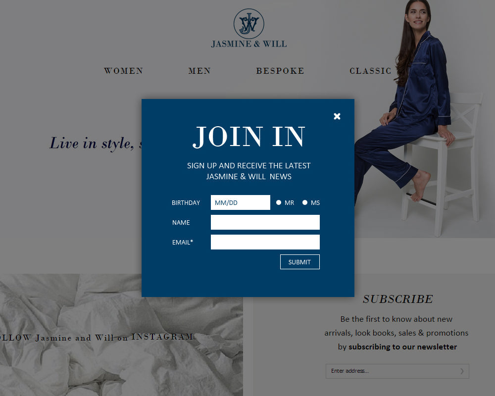 BigCommerce Newsletter Popup