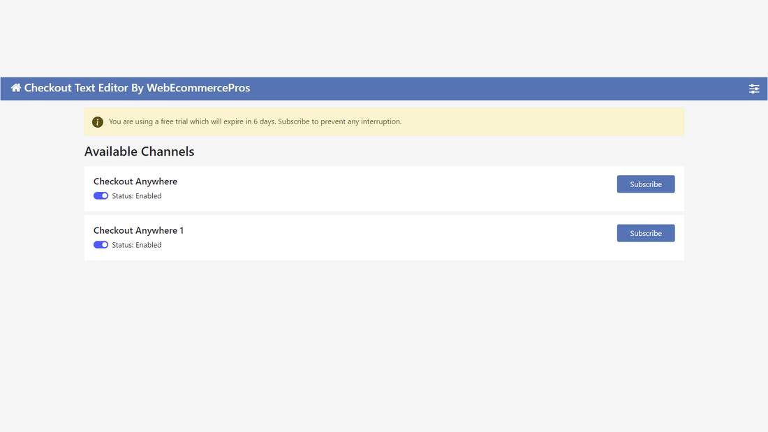 BigCommerce Checkout Text Editor