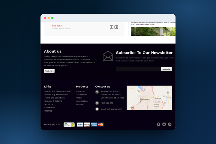 BigCommerce Advanced Footer