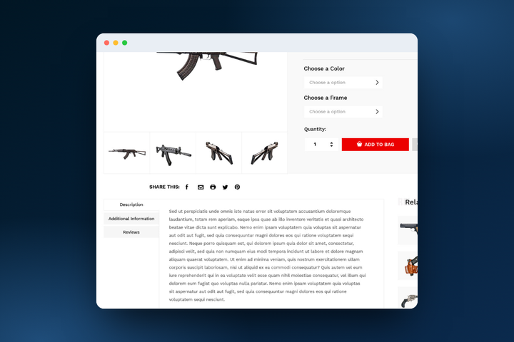 BigCommerce Custom Product Tabs