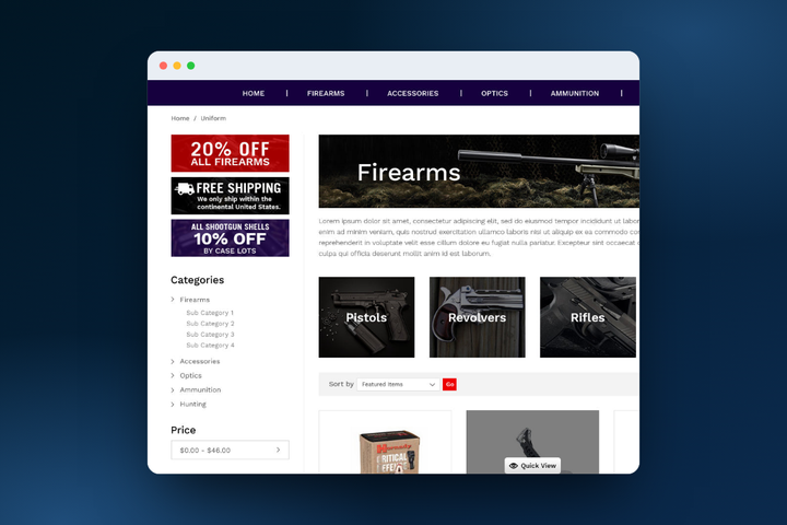 BigCommerce Custom Sidebar Block