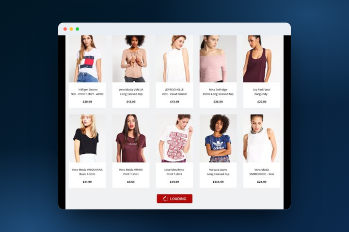 BigCommerce Infinite Product Scroll