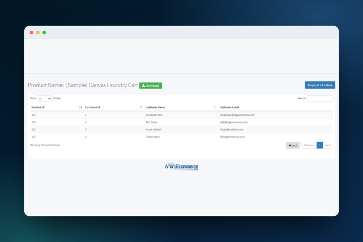 BigCommerce Wishlist Analytics