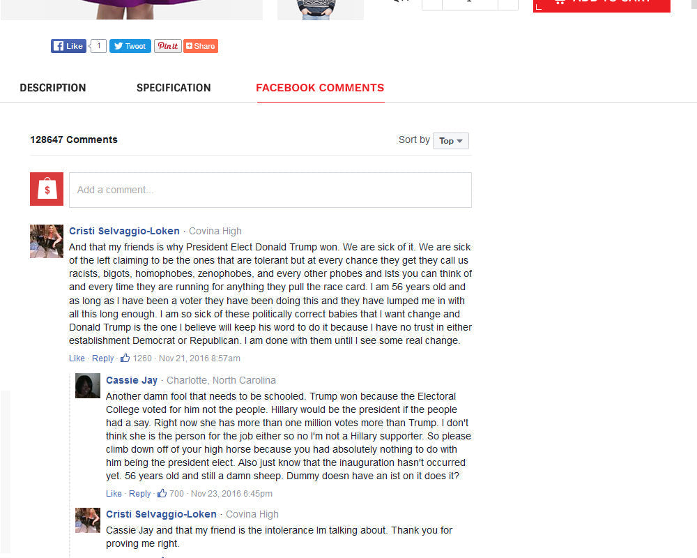 BigCommerce Facebook Comments